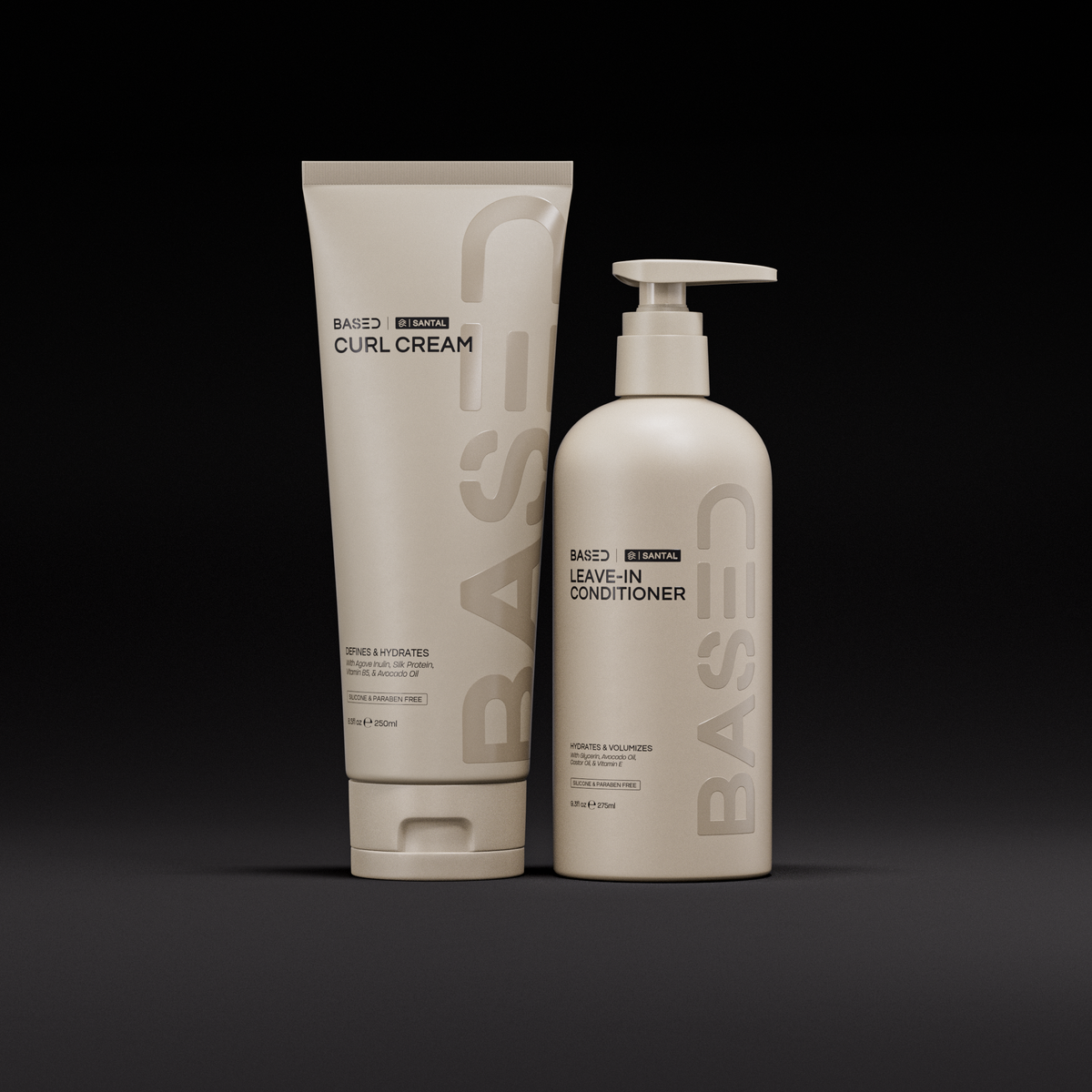 Curly Duo Workday Morning Grooming Routine