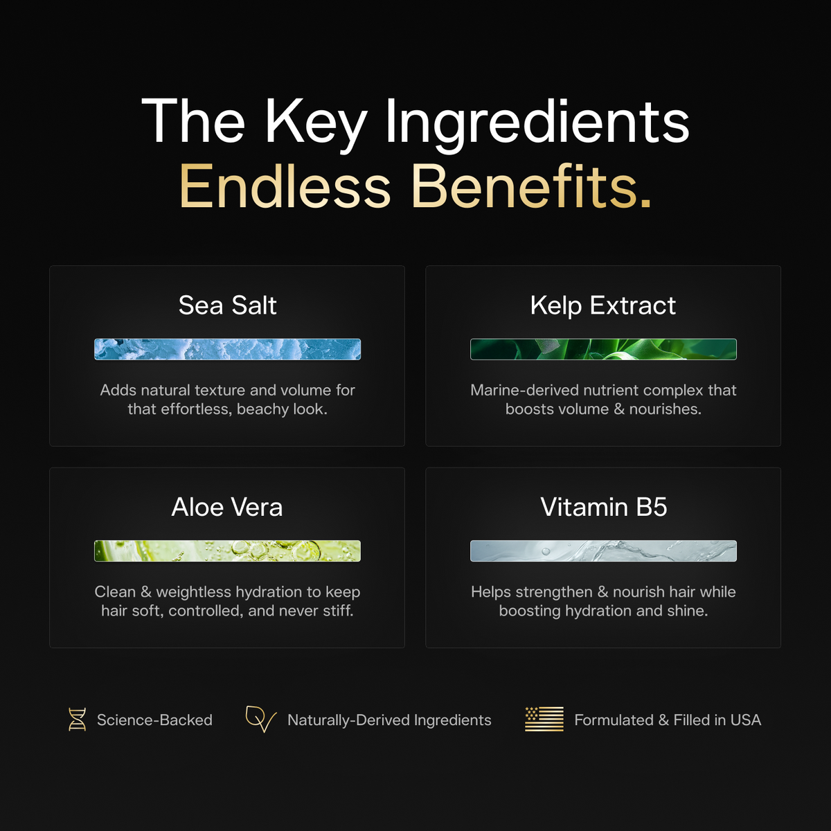 Sea Salt Spray Morning Grooming Selection