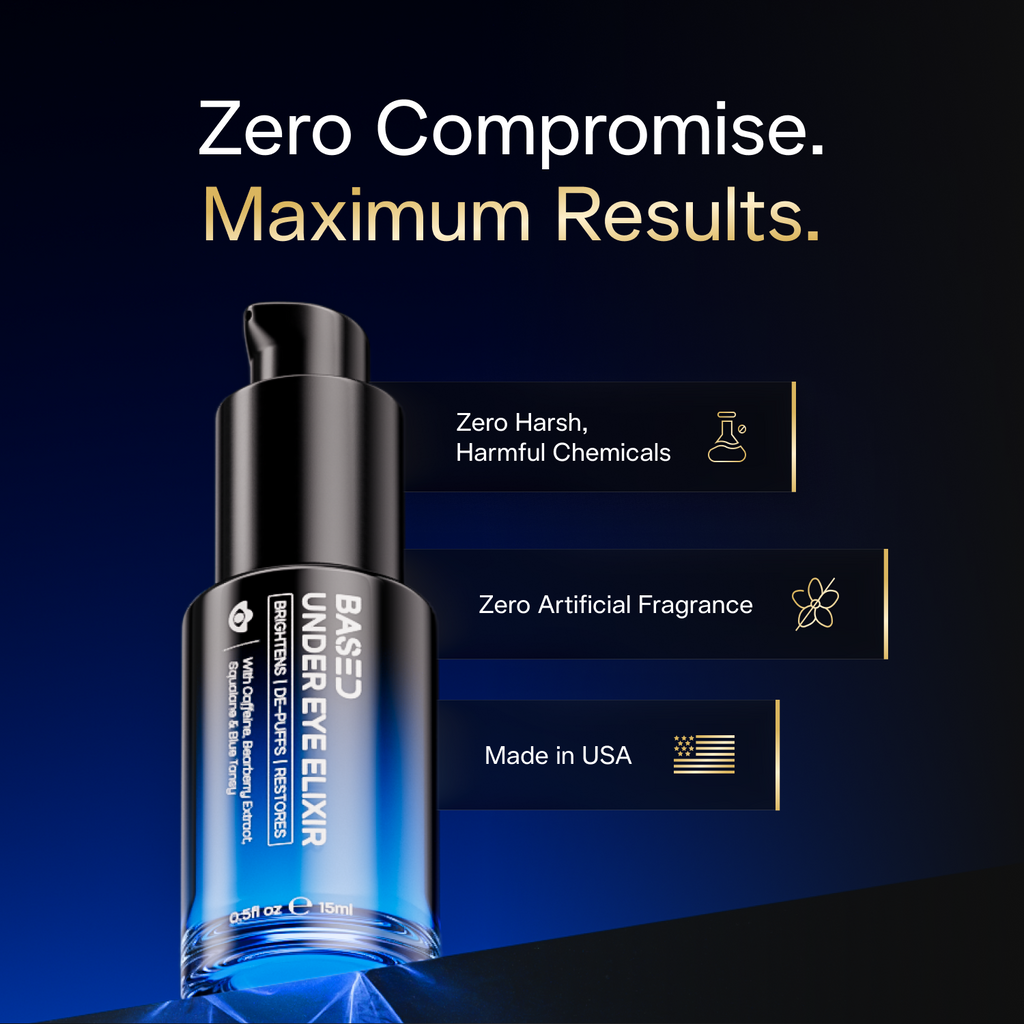 Under Eye Elixir Late Evening Grooming Basics
